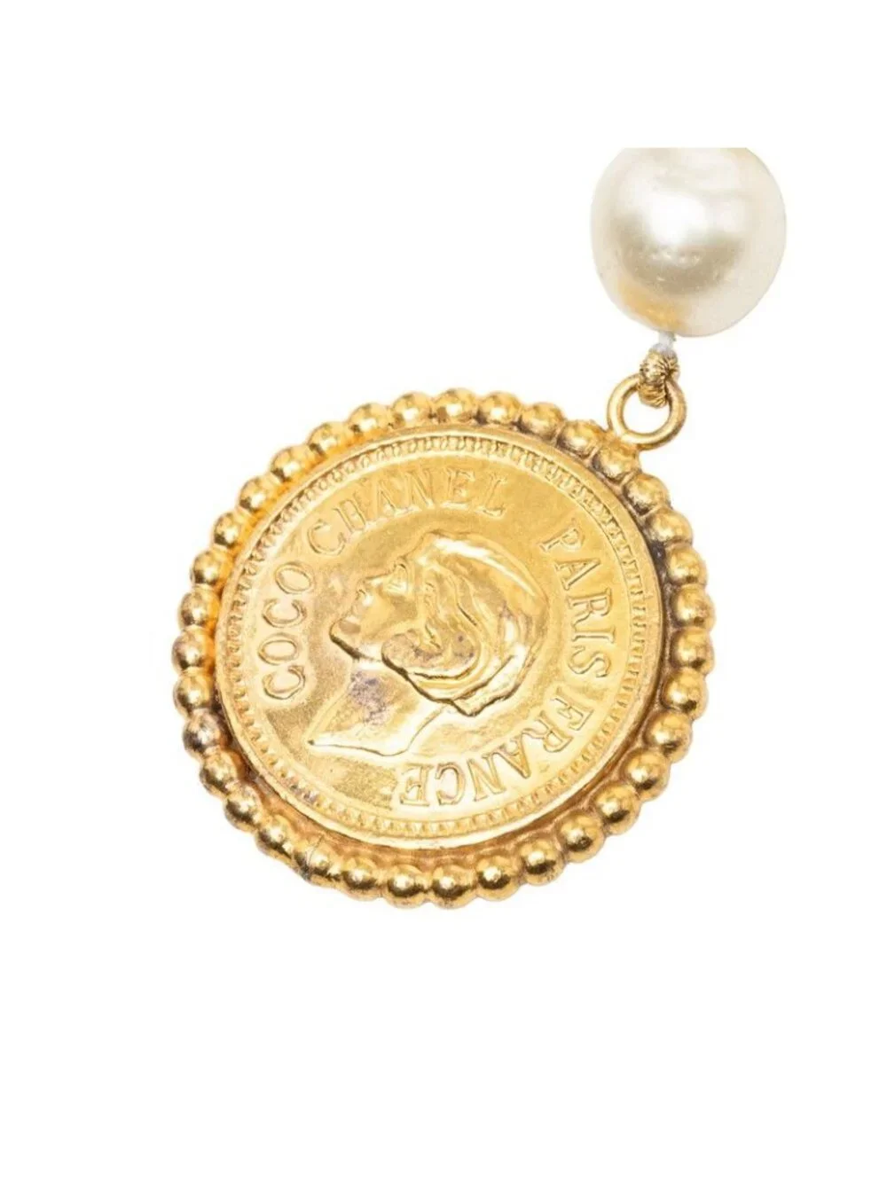 Chanel 31 Rue Cambon Vintage Chain Belt Gold Plated Faux Pearl